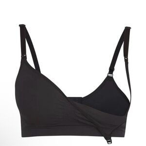 SKIMS Black Maternity Seamless Sculpt Bralette